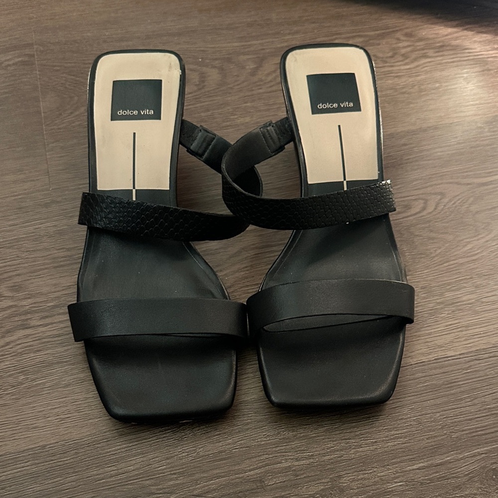 Dolce Vita Black Strappy Sandals